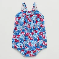 Okie Dokie Baby Girls Sleeveless Romper