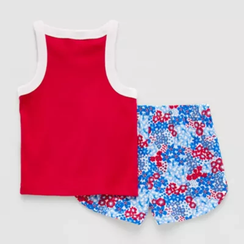 Okie Dokie Toddler & Little Girls 2-pc. Short Set
