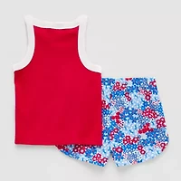 Okie Dokie Toddler & Little Girls 2-pc. Short Set