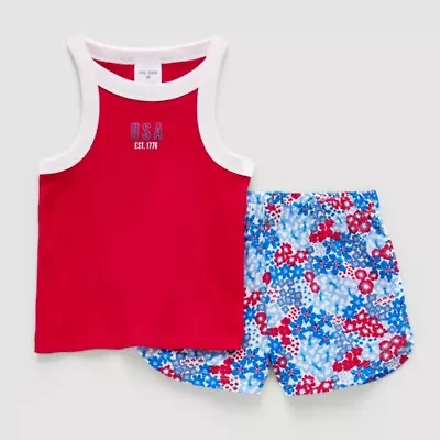 Okie Dokie Toddler & Little Girls 2-pc. Short Set