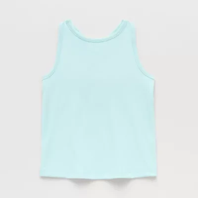 Okie Dokie Active Toddler & Little Girls Crew Neck Sleeveless Tank Top