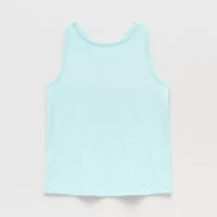 Okie Dokie Active Toddler & Little Girls Crew Neck Sleeveless Tank Top