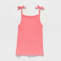Okie Dokie Toddler & Little Girls Straight Neck Sleeveless Tank Top