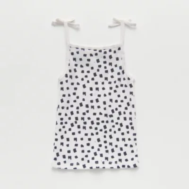 Okie Dokie Toddler & Little Girls Straight Neck Sleeveless Tank Top