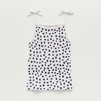 Okie Dokie Toddler & Little Girls Straight Neck Sleeveless Tank Top