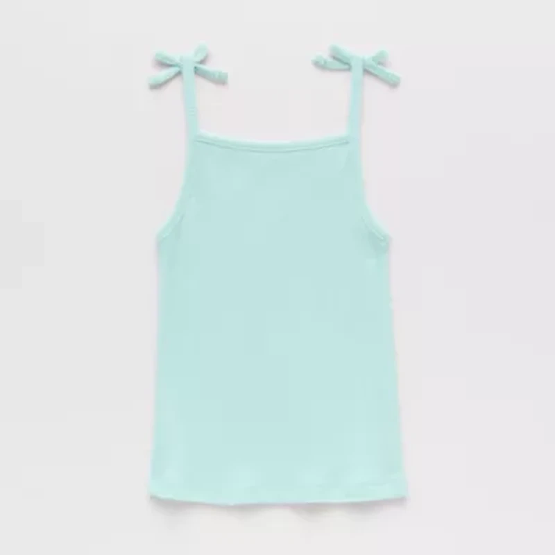 Okie Dokie Toddler & Little Girls Straight Neck Sleeveless Tank Top