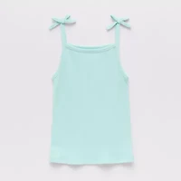 Okie Dokie Toddler & Little Girls Straight Neck Sleeveless Tank Top