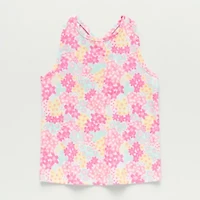 Okie Dokie Active Toddler & Little Girls Crew Neck Sleeveless Tank Top