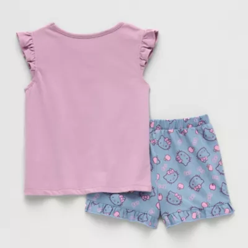 Toddler Girls Hello Kitty 2-pc. Short Set