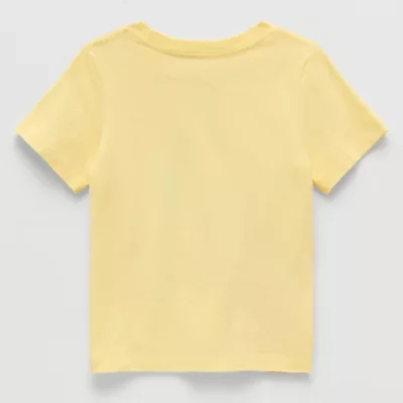 Toddler Girls Crew Neck Short Sleeve Regular Fit Looney Tunes Graphic T-Shirt