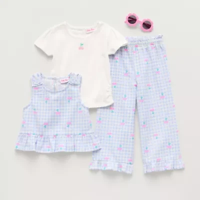 Little Lass Toddler Girls 3-pc. Pant Set