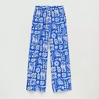 Thereabouts Little & Big Kid Girls Mid Rise Wide Leg Pull-On Pant