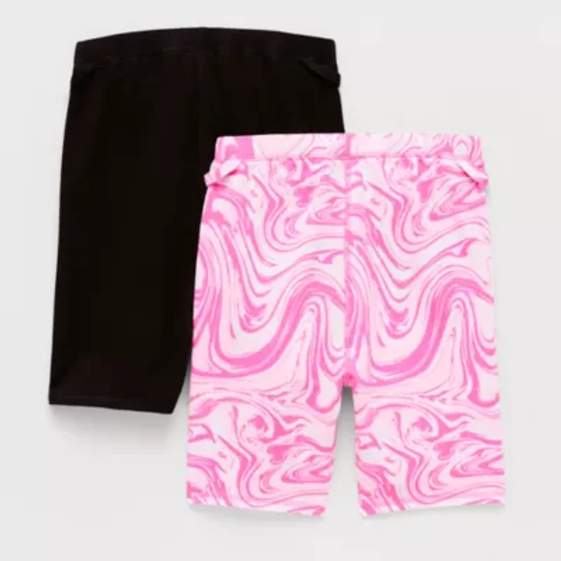 Thereabouts Little & Big Kid Girls 6" Adaptive Easy-on + Easy-off Seated Wear 2-pc. Bike Short