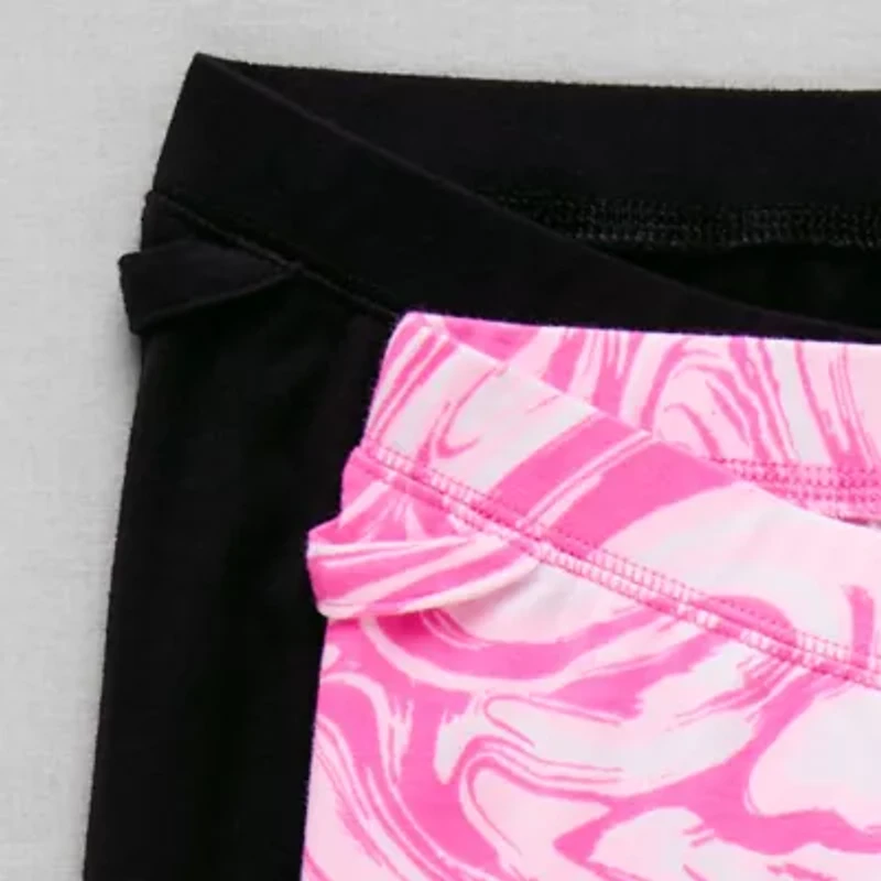 Thereabouts Little & Big Kid Girls 6" Adaptive Easy-on + Easy-off Seated Wear 2-pc. Bike Short