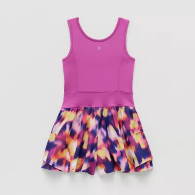 Xersion Big Kid Girls Sleeveless Romper
