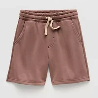 Thereabouts Little & Big Kid Boys Mid Rise Fleece Pull-On Short
