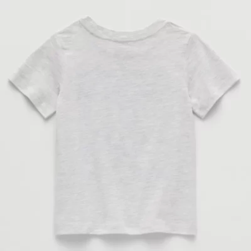 Disney Toddler Boys Crew Neck Short Sleeve Regular Fit Mickey Mouse Graphic T-Shirt