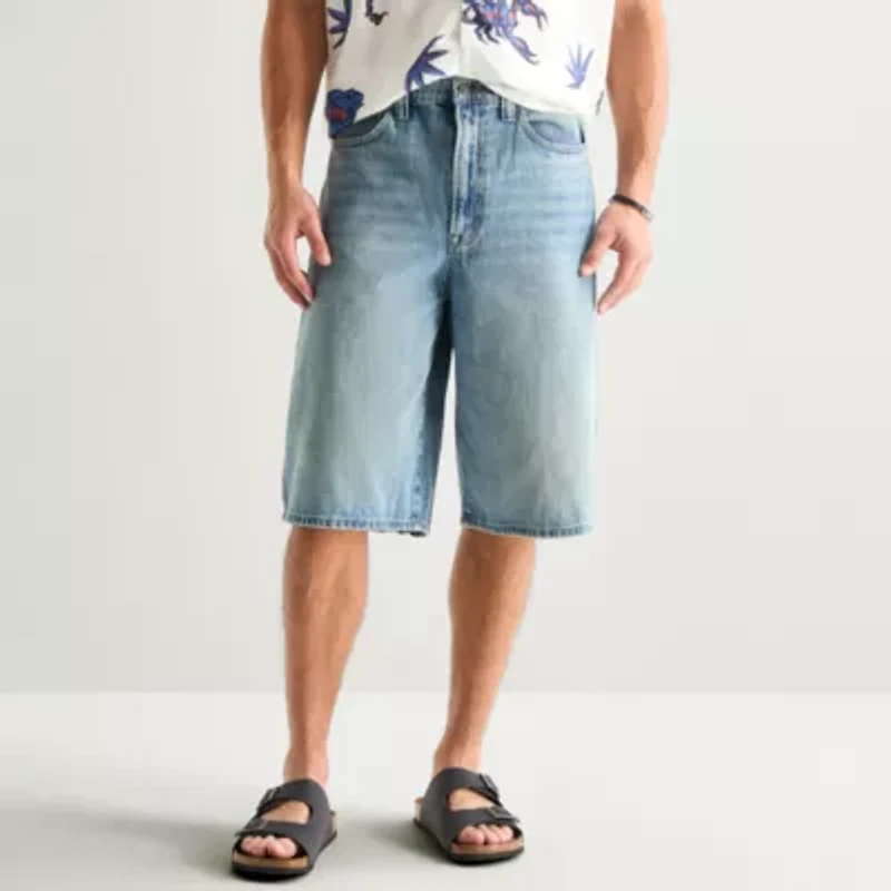 Arizona Baggy Mens 12" Mid Rise Denim Short