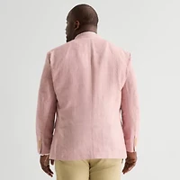 Stafford Mens Big and Tall Plaid Regular Fit Sport Coat