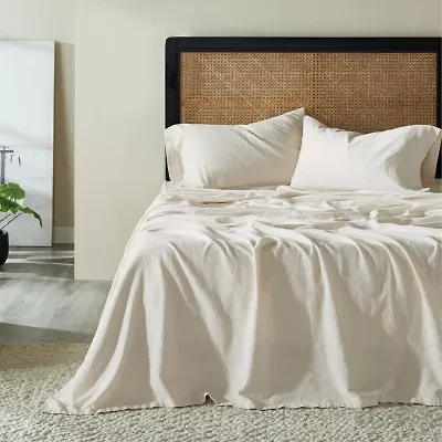 SUPERIOR® Orion Linen Garment Washed Soft Deep Pocket Sheet Set