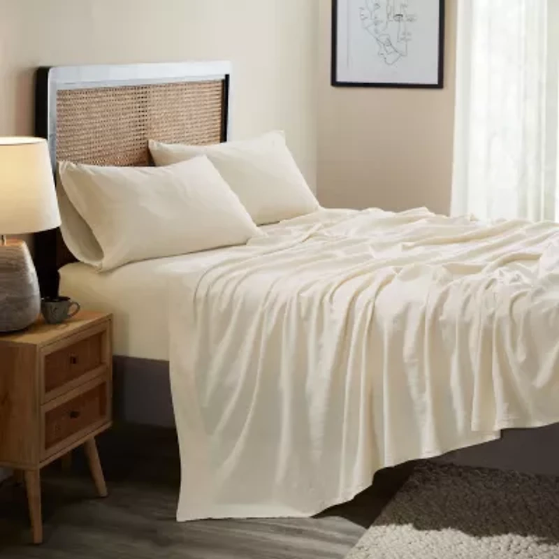 SUPERIOR® Orion Linen Garment Washed Soft Deep Pocket Sheet Set