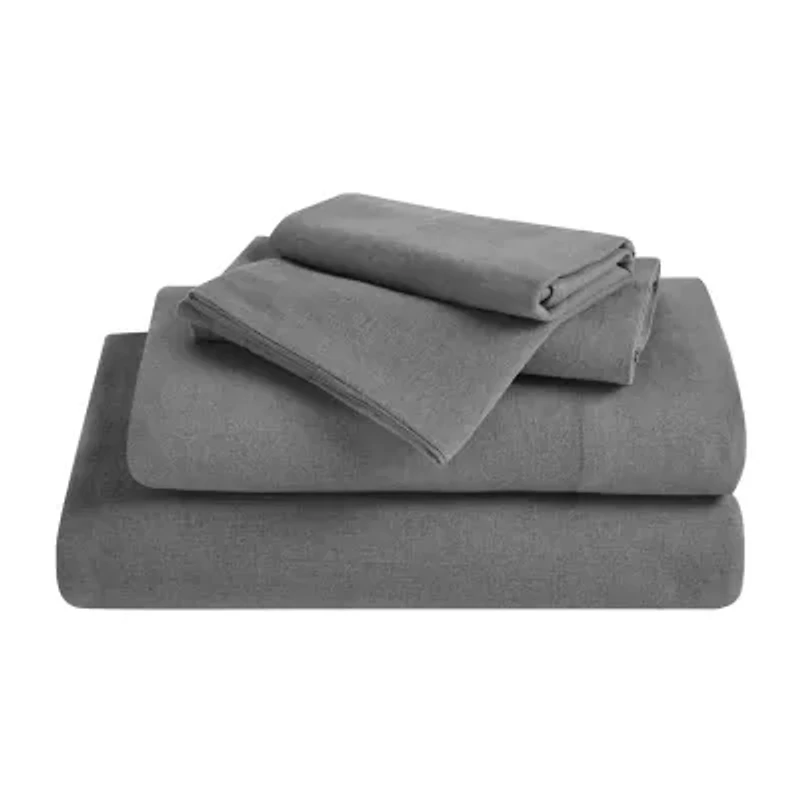 SUPERIOR® Orion Linen Garment Washed Soft Deep Pocket Sheet Set