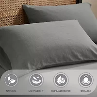 SUPERIOR® Orion Linen Garment Washed Soft Deep Pocket Sheet Set