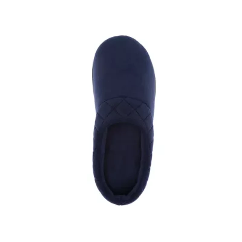 Dearfoams Darcy Velour Scuff Womens Memory Foam Clog Slippers