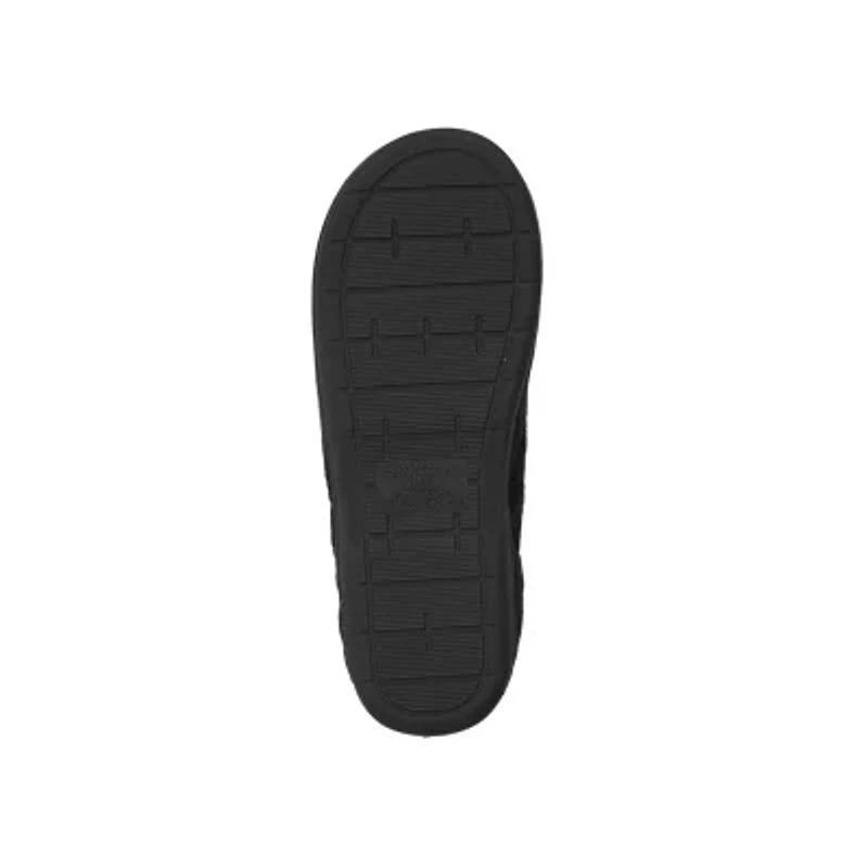 Dearfoams Darcy Velour Womens Memory Foam Clog Slippers