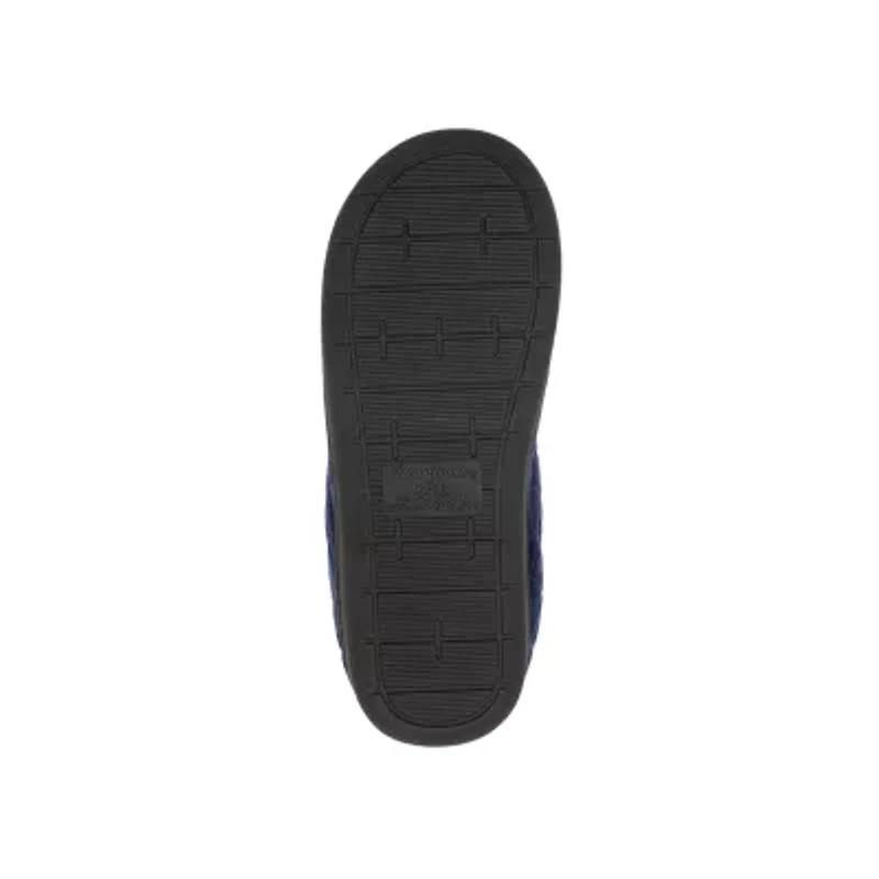 Dearfoams Darcy Velour Scuff Womens Memory Foam Clog Slippers