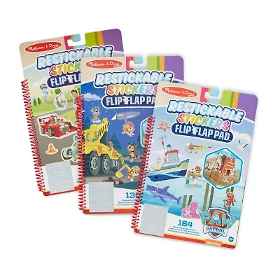 Melissa & Doug Paw Patrol Reusable Sticker 3-pc. Paw Patrol Stickers