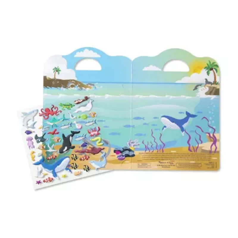 Melissa & Doug Safari Dino Ocean Rs Pad 3-pc. Stickers