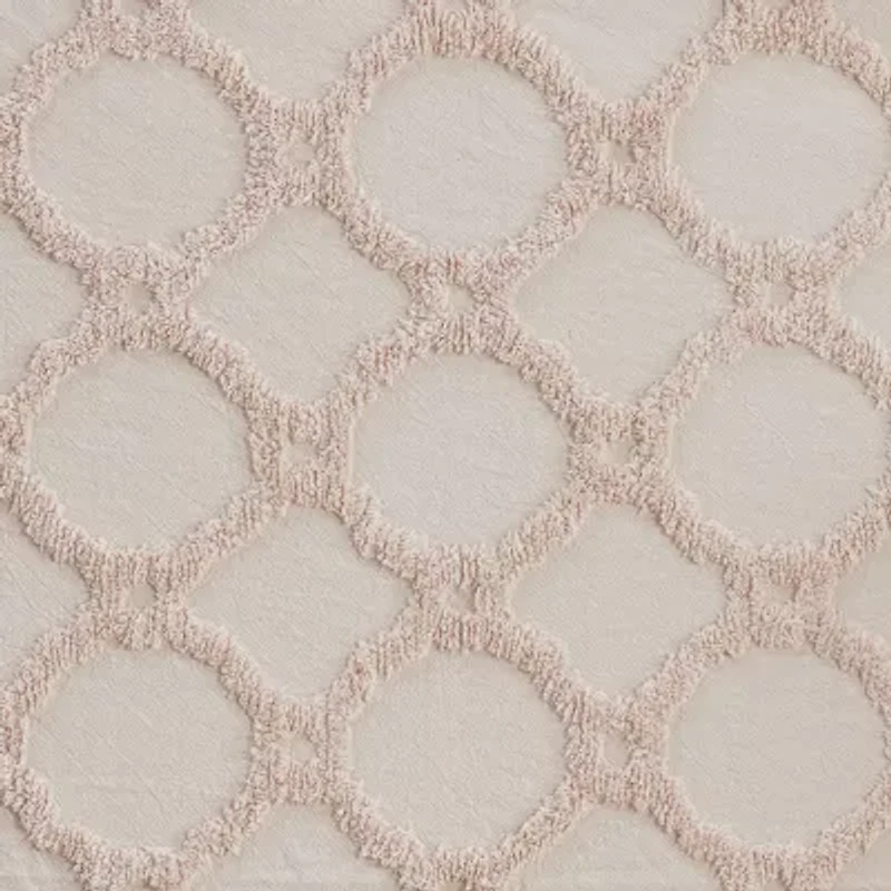 Madison Park Hannah Cotton Chenille Washable Lightweight Throw