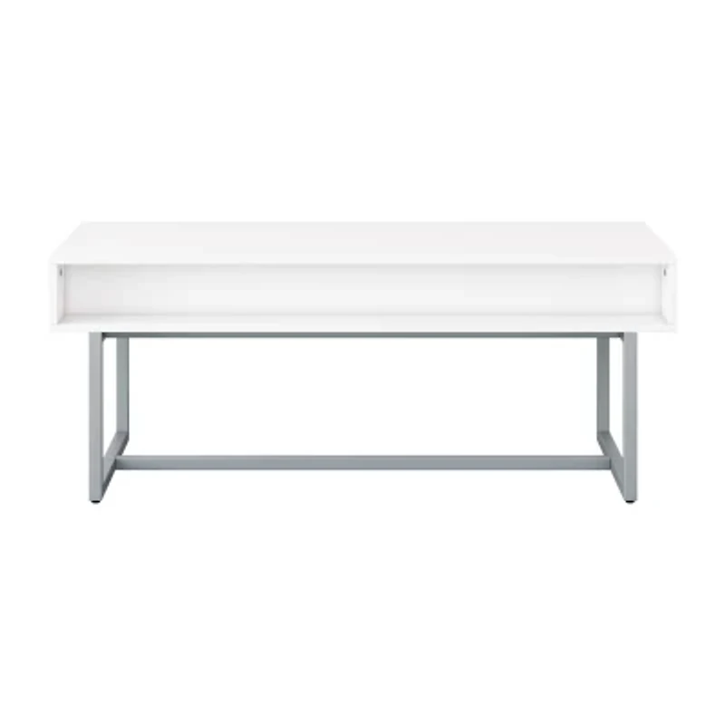 Corliving Living Room Collection Storage 1-Drawer Coffee Table