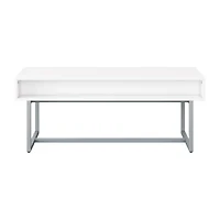 Corliving Living Room Collection Storage 1-Drawer Coffee Table