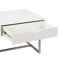 Corliving Living Room Collection Storage 1-Drawer Coffee Table