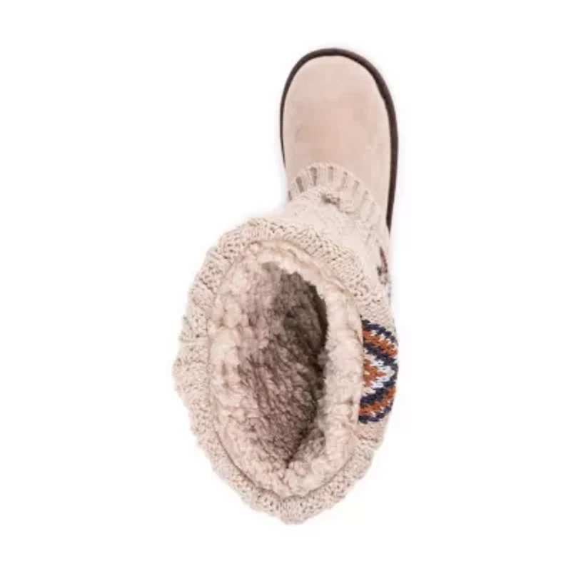 Muk Luks Womens Cheryl Flat Heel Dress Boots