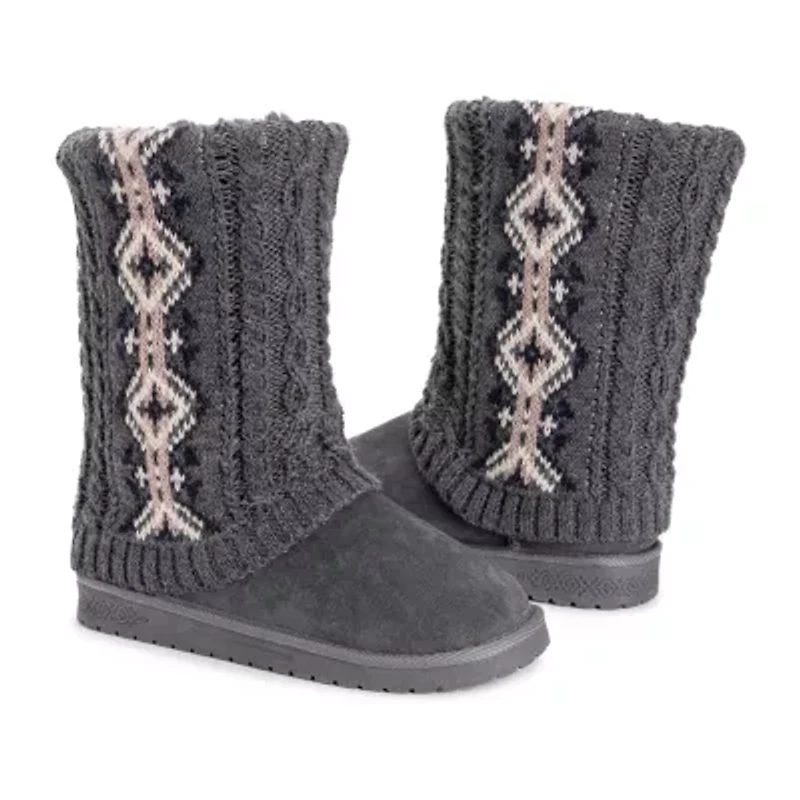 Muk Luks Womens Cheryl Flat Heel Dress Boots