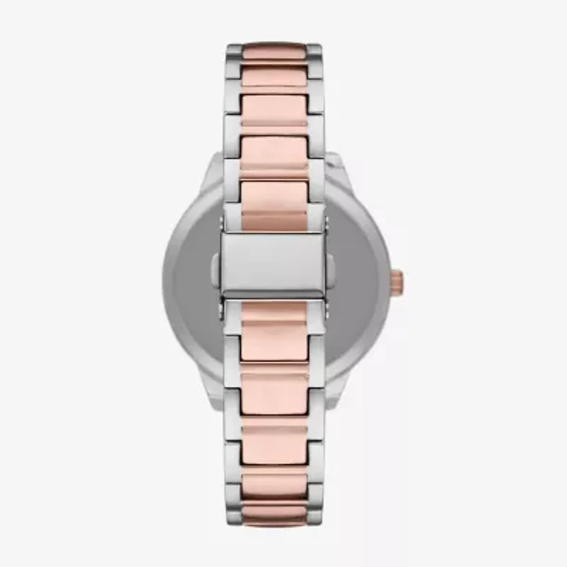 Geneva Ladies Womens Crystal Accent Two Tone Bracelet Watch Fmdjm278