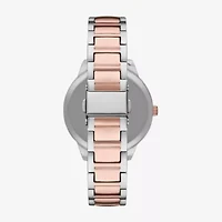 Geneva Ladies Womens Crystal Accent Two Tone Bracelet Watch Fmdjm278