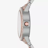 Geneva Ladies Womens Crystal Accent Two Tone Bracelet Watch Fmdjm278