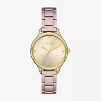 Geneva Ladies Womens Crystal Accent Pink Bracelet Watch Fmdjm280