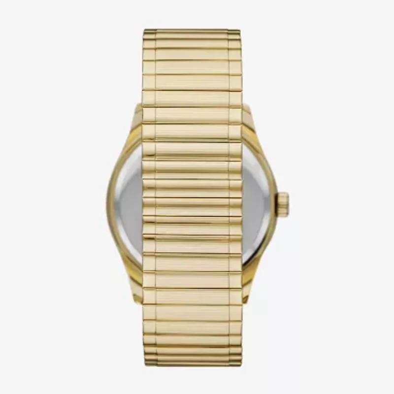 Mens Gold Tone Stainless Steel Expansion Watch Fmdjo281