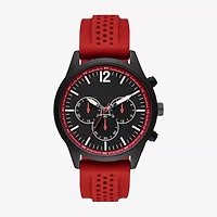 Mens Red Strap Watch Fmdjo288