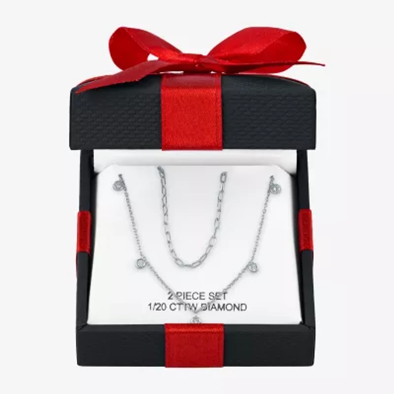 YES, PLEASE! 2-pc. Diamond-Accent Pendant Necklace Set