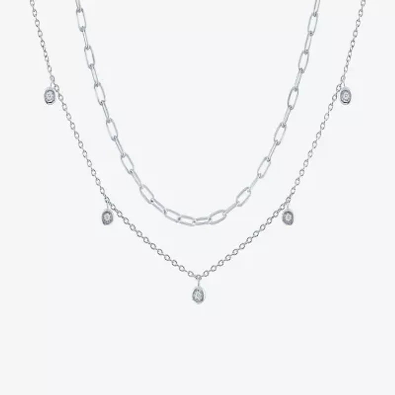 YES, PLEASE! 2-pc. Diamond-Accent Pendant Necklace Set