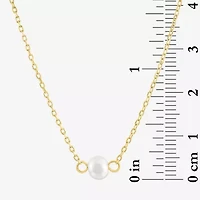 Yes, Please! Womens Diamond Accent White 5.-5.5MM 2-pc. Necklace Set