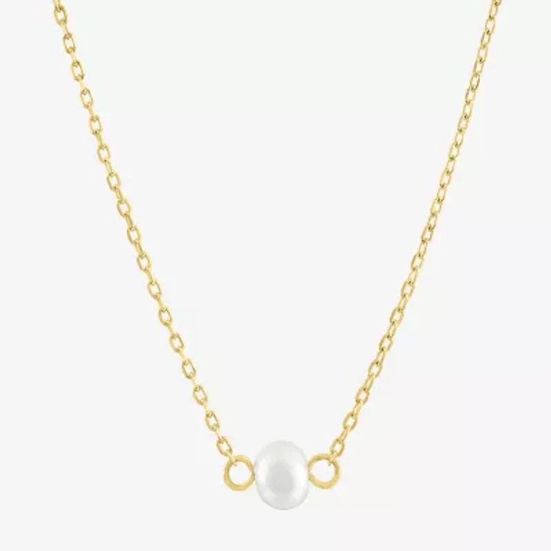 Yes, Please! Womens Diamond Accent White 5.-5.5MM 2-pc. Necklace Set