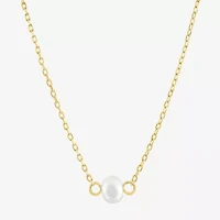 Yes, Please! Womens Diamond Accent White 5.-5.5MM 2-pc. Necklace Set