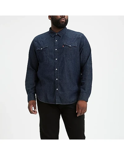 Levi's® Big and Tall Mens Long Sleeve Western Shirt